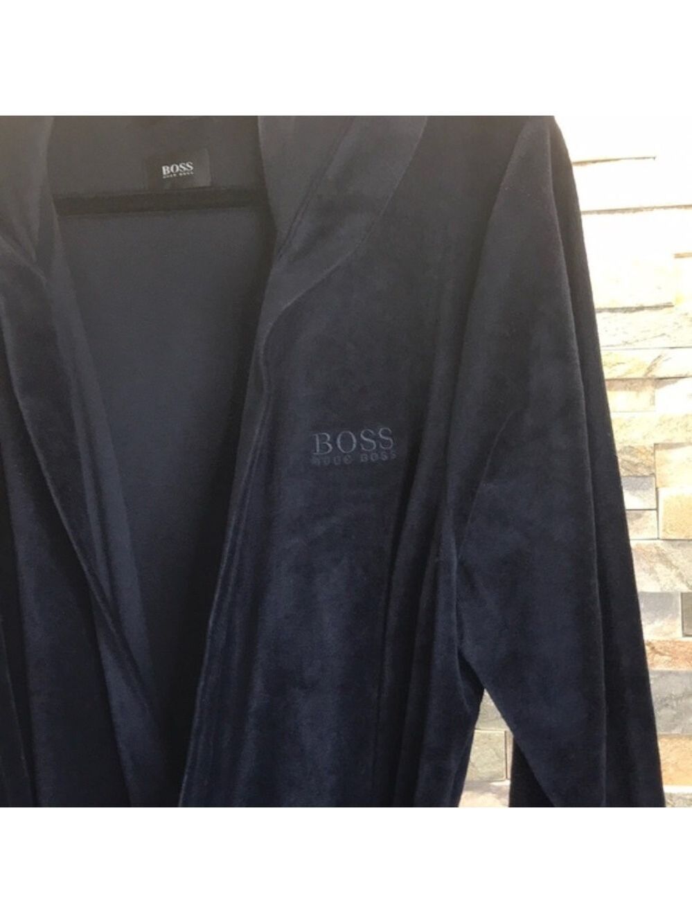 Hugo Boss Velour Hooded Robe - Picture 7 of 7